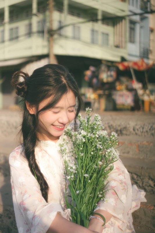 Áo dài, con gái, model, người mẫu, Việt Nam, cô gái, girl - Long Hoang 26