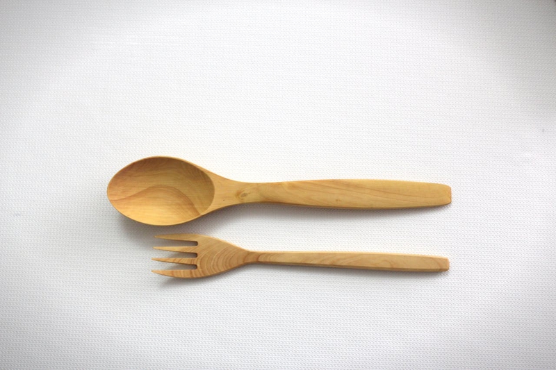 Spoon, muỗng gỗ, nĩa gỗ, wooden fork, dụng cụ bếp, kitchen - Georgie Devlin