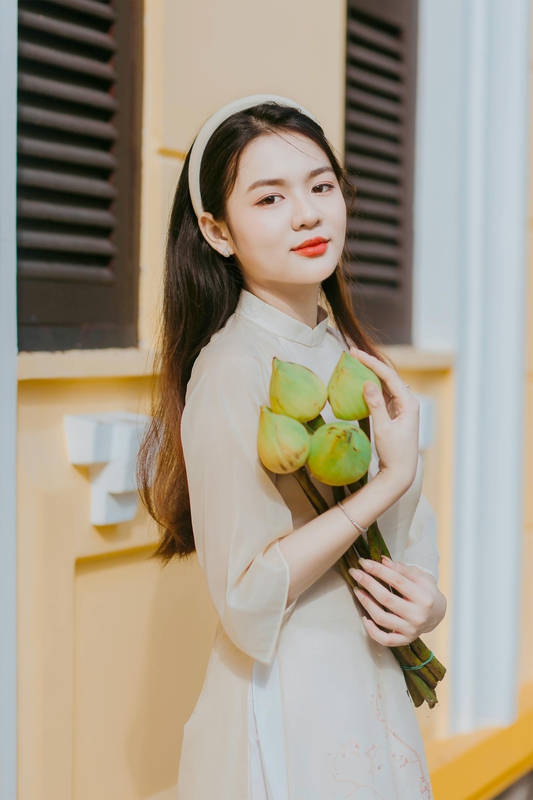 Áo dài, con gái, sinh viên, student, truyền thống, Việt Nam, cô gái, girl - Sơn Ngọc 36