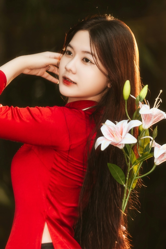 Áo dài, con gái, sinh viên, student, truyền thống, Việt Nam, cô gái, girl - Sơn Ngọc 49