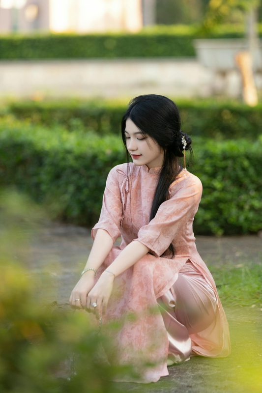 Áo dài, con gái, sinh viên, student, truyền thống, Việt Nam, cô gái, girl - Sơn Ngọc 4