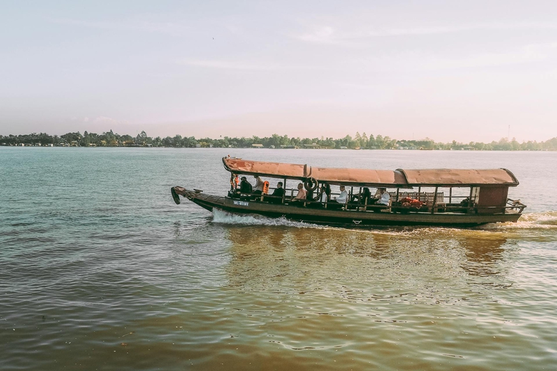 Thuyền, boat, sông, river, du khách, tourist, du lịch, travel, bầu trời, sky, Việt Nam, Vietnam - Vũ Bụi