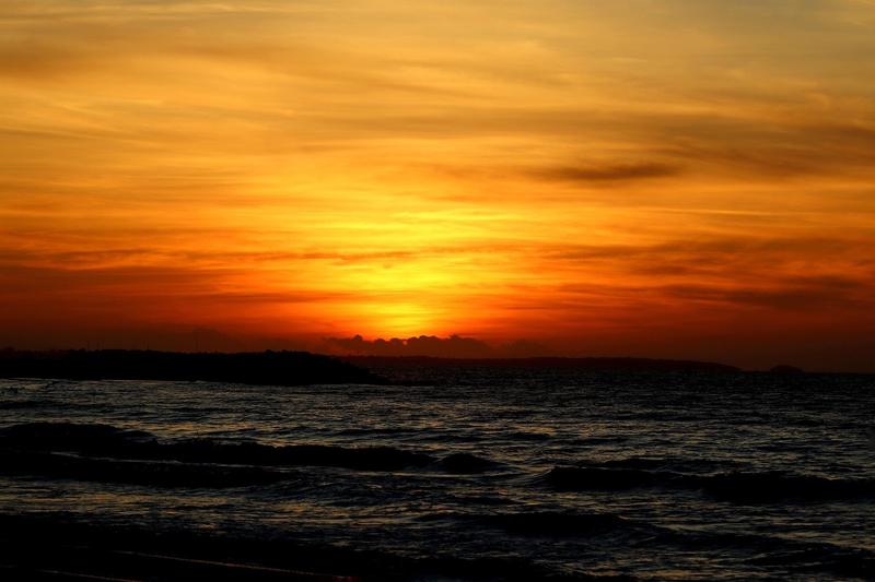 Bầu trời, bình minh, mây, sky, sunrise, cloud, biển, sea- Tho-Ge