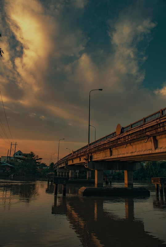 Bầu trời, sky, hoàng hôn, cầu, bridge, sunset -Vien_beos 3
