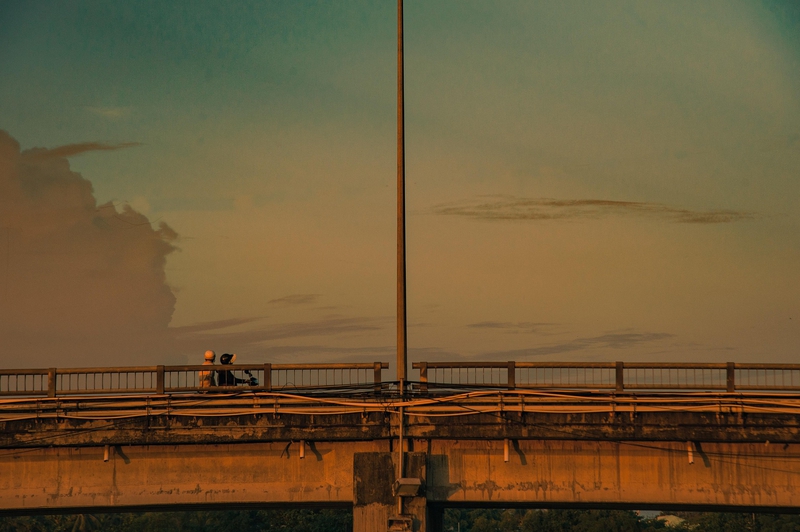 Bầu trời, sky, hoàng hôn, cầu, bridge, sunset -Vien_beos 4
