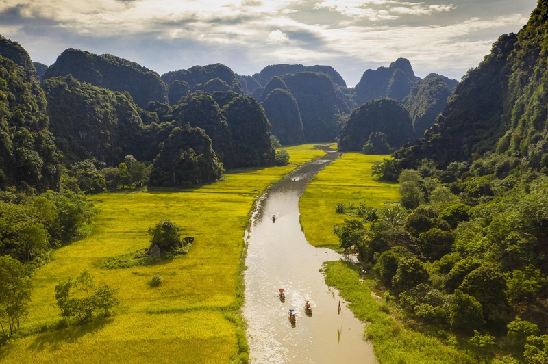 Núi, đồng ruộng, cánh đồng, mountains, fields, paddy fields- dangquangn 1