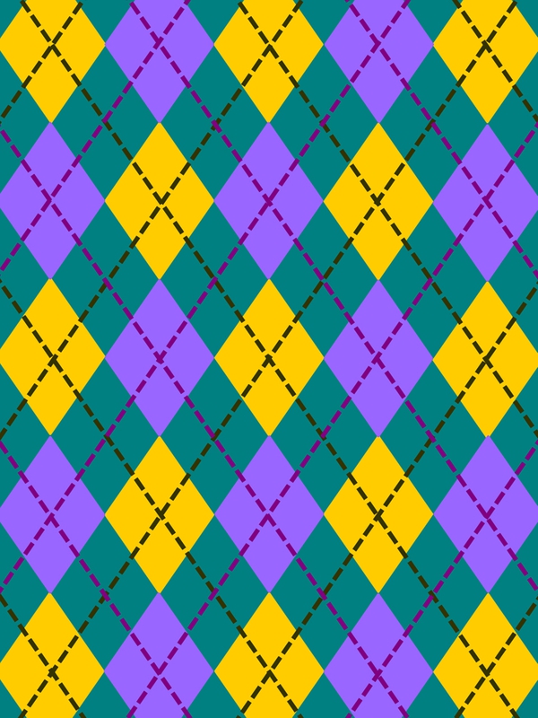Họa tiết, checkered, caro, geometric, hình học, tím xanh, purple, green - Rarity_designs