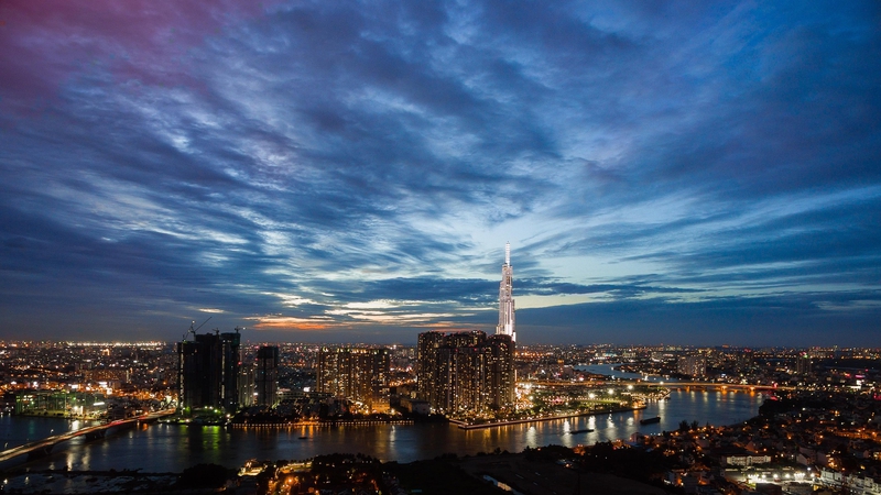 Hồ Chí Minh, thành phố, Landmark, city, cảnh, kiến trúc, tòa nhà, cao tầng, landscape, architecture, building, high rise- vutrantv 1