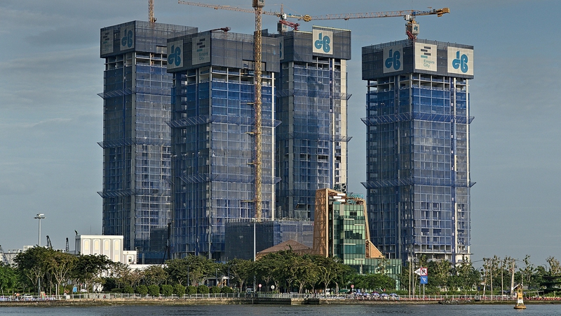 Bitexco, tòa nhà, building, quốc kỳ, Việt Nam, thành phố, city, Hồ Chí Minh - zibik