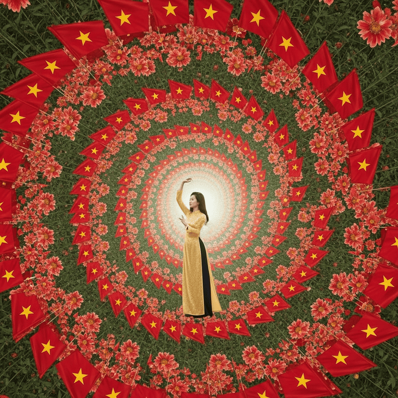 A surreal yet harmonious composite image crafted with artistic precision,...