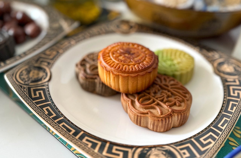 Tết trung thu, mooncake festival, mooncake, bánh trung thu, traditional cake, bánh truyền thống - Dacopum Pan