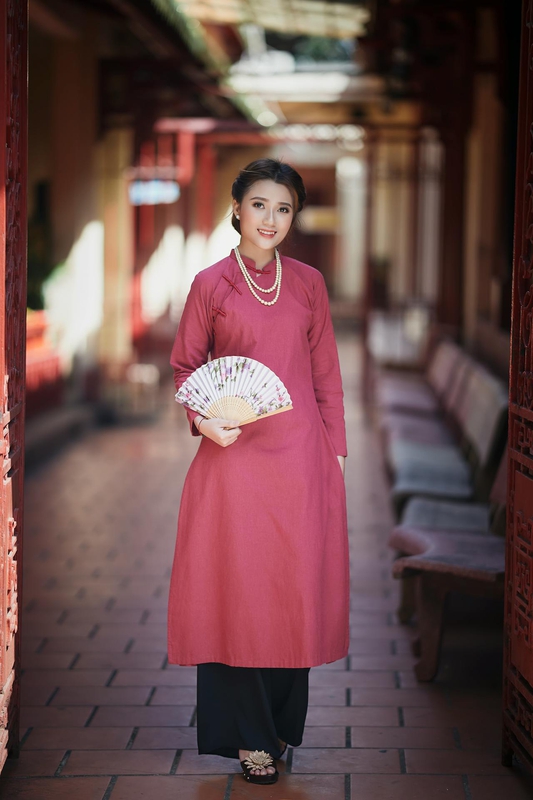Cô gái, con gái, thiếu nữ, girl, Việt Nam, áo dài, truyền thống, traditional - Tiểu Bảo Trương 2