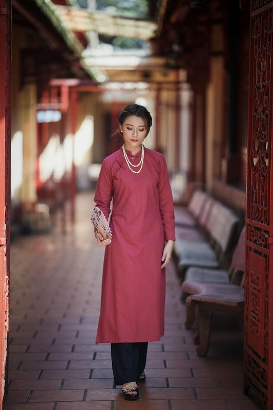 Cô gái, con gái, thiếu nữ, girl, Việt Nam, áo dài, truyền thống, traditional - Tiểu Bảo Trương 3