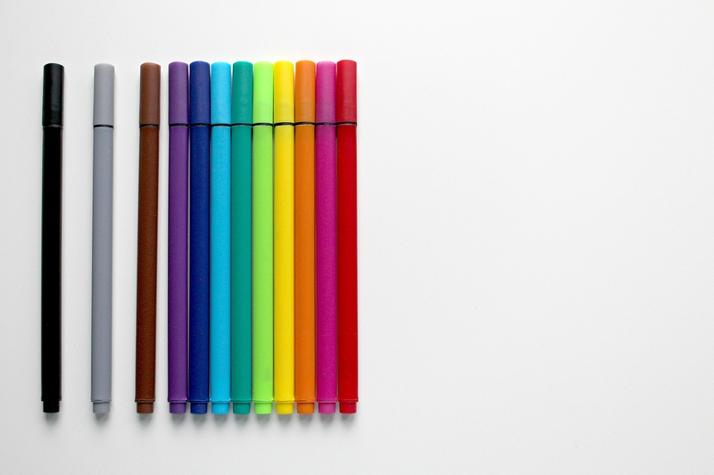 Bút chì, bút màu, bảng màu, pencils, crayons, palettes -Monfocus