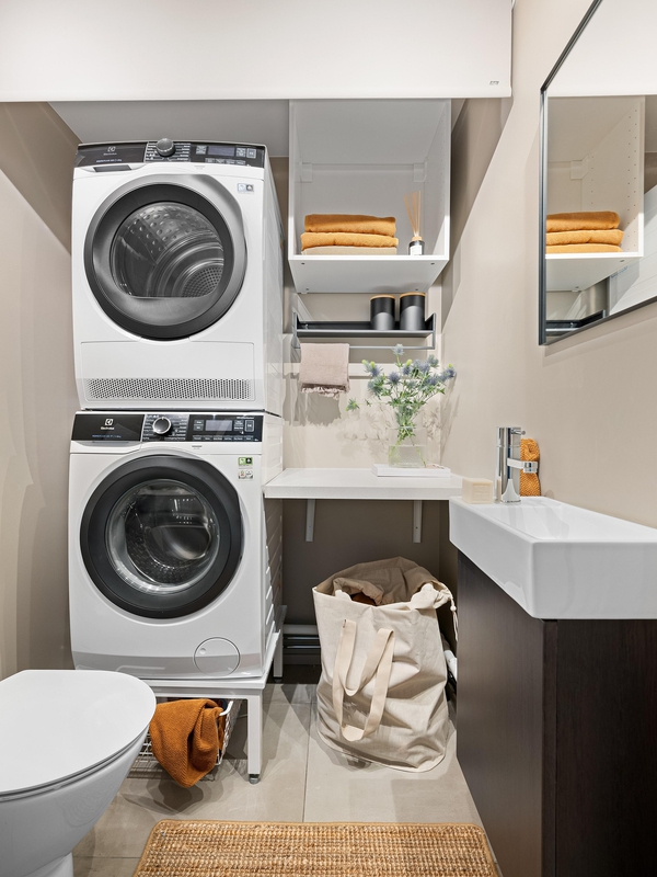 Máy giặt, washing machine, nhà tắm, phòng tắm, nhà vệ sinh, bathroom, shower room, toilet, nội thất, nhà, interior, house, home -Lisaphotos195 5