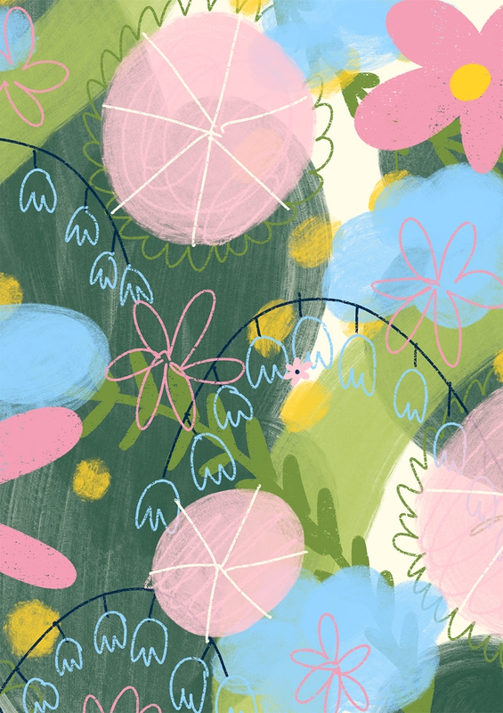 Hoa, bông hoa, flower, cọ, brush, hình nền, nền, background