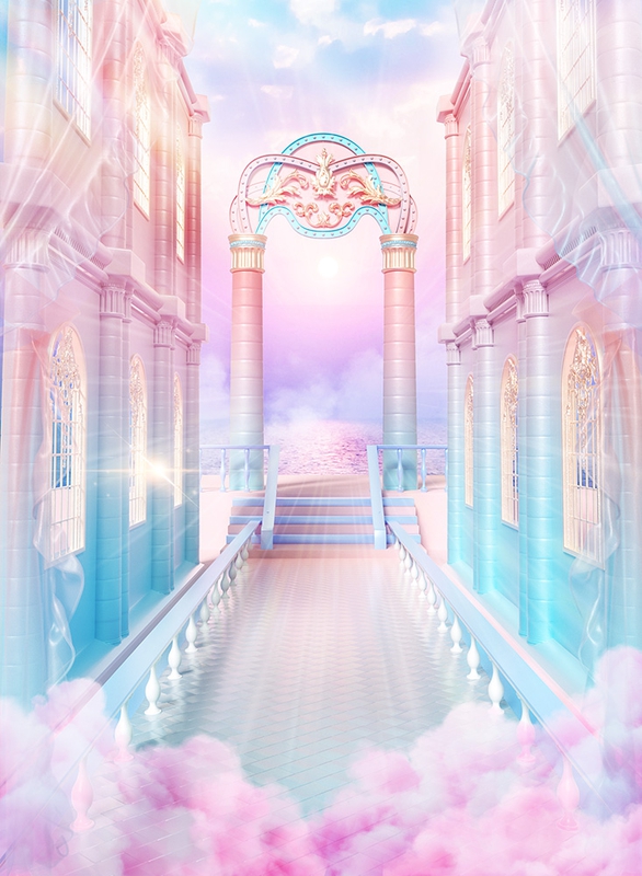 Cổng, gate, hồng, pink, màu hồng, nền hồng, nền, hình nền, background, wallpaper 2