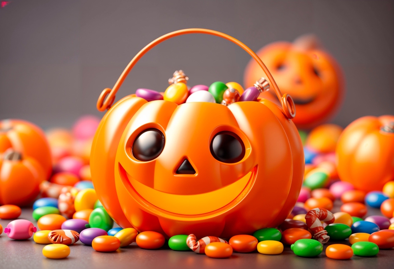 Kẹo, giỏ bí đỏ, kẹo halloween ,lễ hội hóa trang, candy, pumpkin basket, halloween candy, masquerade, 3