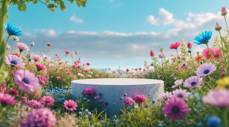 Hình nền, background, nền, cỏ, bãi cỏ, hoa, flower, bệ đỡ, podium, quảng cáo 15