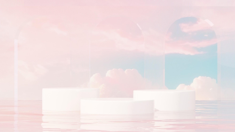 Hình nền, background, nền, cỏ, bãi cỏ, hoa, flower, pink, purple, bệ đỡ, podium, quảng cáo 3