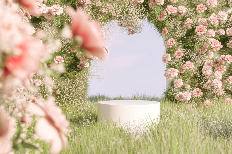 Hình nền, background, nền, cỏ, bãi cỏ, hoa, flower, bệ đỡ, podium, quảng cáo 52
