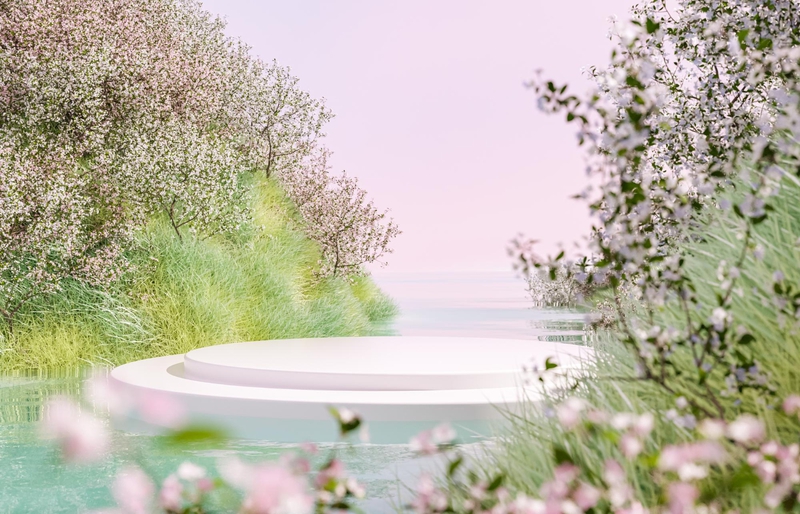 Hình nền, background, nền, cỏ, bãi cỏ, hoa, flower, bệ đỡ, podium, quảng cáo 35