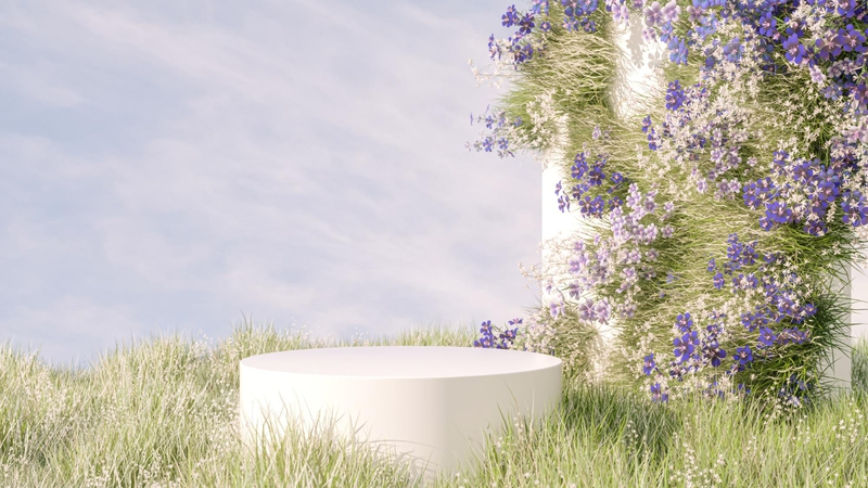 Hình nền, background, nền, cỏ, bãi cỏ, hoa, flower, bệ đỡ, podium, quảng cáo 5