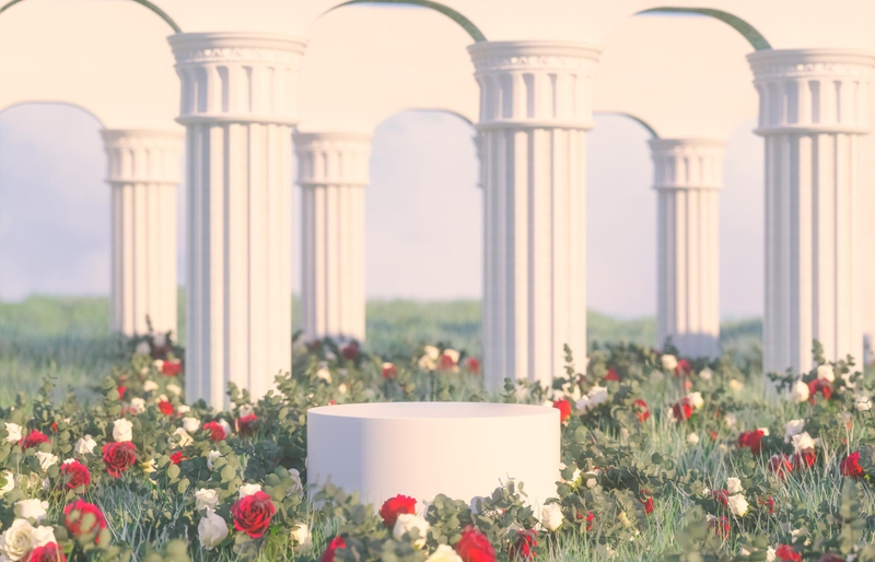 Hình nền, background, nền, cỏ, bãi cỏ, hoa, flower, bệ đỡ, podium, quảng cáo 25