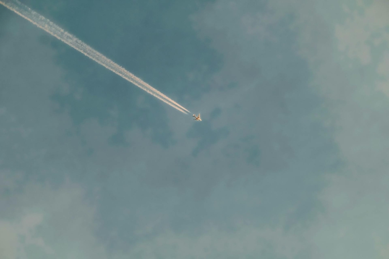 Mây, trời, khói, máy bay, nền, hình nền, smoke, plane, clouds, sky, background -Dang Dao