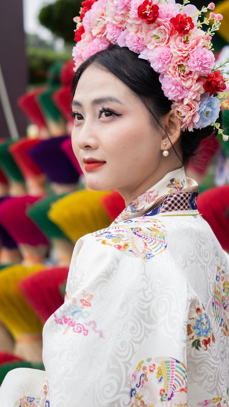 Cô gái, thiếu nữ, Việt Nam, trang phục truyền thống, girl, young woman, Vietnam, traditional costume - Anh Tuan 1