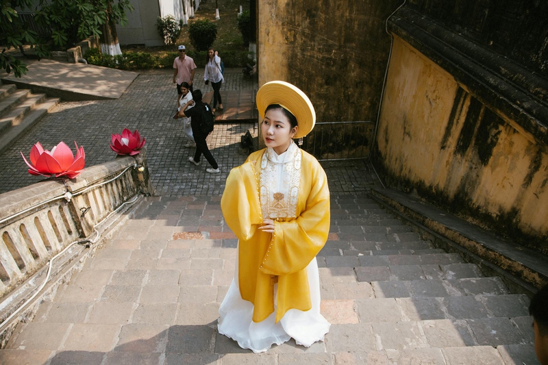 Cô gái, con gái, thiếu nữ, girl, Việt Nam, áo dài, truyền thống, traditional, Hồ Gươm, Hà Nội - Dang Hong 33
