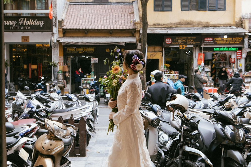 Cô gái, con gái, thiếu nữ, girl, Việt Nam, áo dài, truyền thống, traditional, Hồ Gươm, Hà Nội - Dang Hong 34