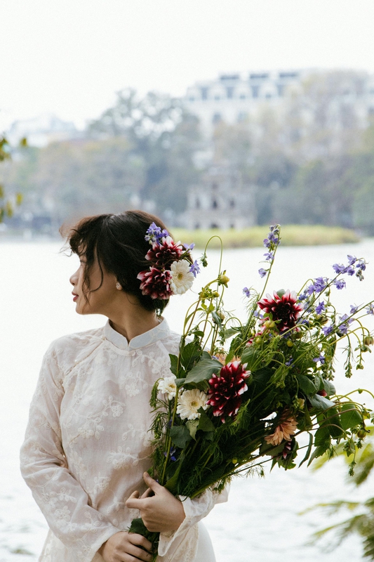 Cô gái, con gái, thiếu nữ, girl, Việt Nam, áo dài, truyền thống, traditional, Hồ Gươm, Hà Nội - Dang Hong 37