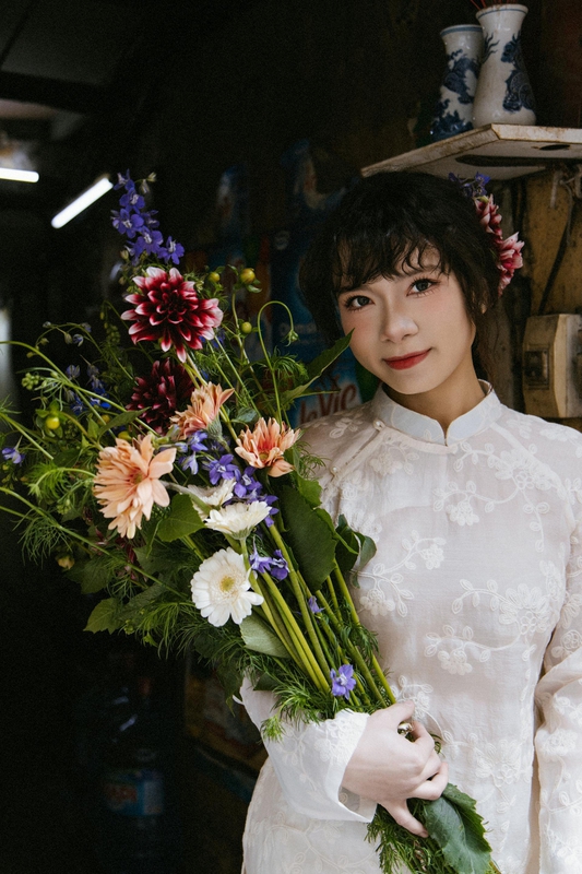 Cô gái, con gái, thiếu nữ, girl, Việt Nam, áo dài, truyền thống, traditional, Hồ Gươm, Hà Nội - Dang Hong 43