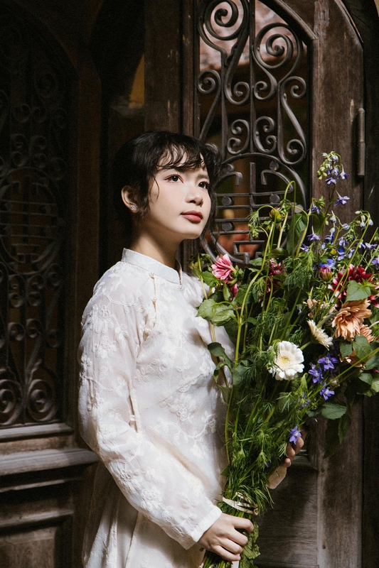 Cô gái, con gái, thiếu nữ, girl, Việt Nam, áo dài, truyền thống, traditional, Hồ Gươm, Hà Nội - Dang Hong 44