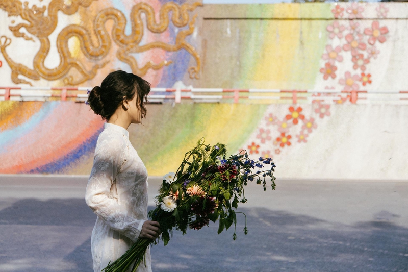 Cô gái, con gái, thiếu nữ, girl, Việt Nam, áo dài, truyền thống, traditional, Hồ Gươm, Hà Nội - Dang Hong 40
