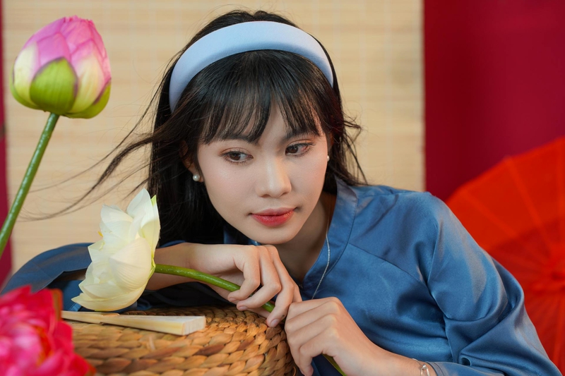 Cô gái, thiếu nữ, Việt Nam, trang phục truyền thống, girl, young woman, Vietnam, traditional costume - Đan Thy Nguyễn Mai 26