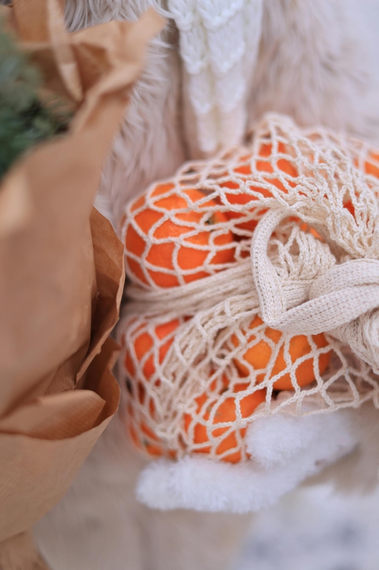Chanh, quýt, cam, trái cây, giỏ lưới, giỏ, lemon, orange, tangerine, fruit, mesh basket, basket- Valeria Boltneva