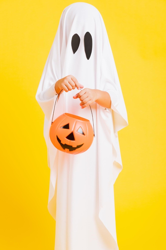 Halloween, hóa trang, con ma, dễ thương, hài hước, costume, ghost, cute, funny - Tiny 9
