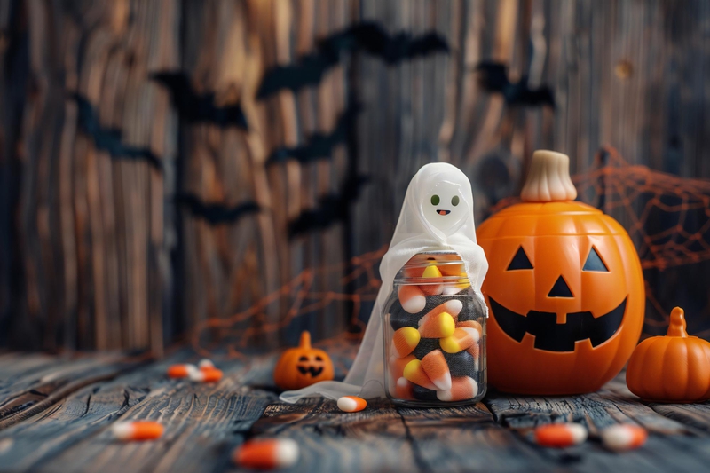 Halloween, bí đỏ, kinh dị, con ma, trang trí halloween, lễ hội, ghost, pumpkin, horror, halloween decoration, festival - Venan