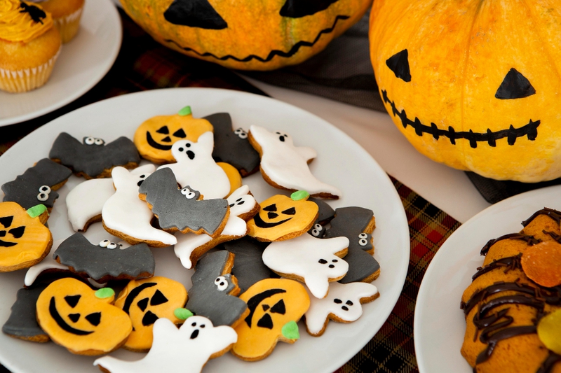 Halloween, kẹo, bánh quy, đồ ăn trang trí, tiệc halloween, candy, cookies, food decorations, halloween party - Lucci