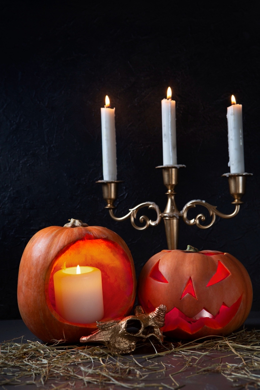 Halloween, bí đỏ, đèn bí đỏ, trang trí halloween, dễ thương, pumpkin, pumpkin lantern, halloween decoration, cute - Elip