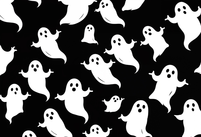 Halloween, hình nền, họa tiết, con ma, wallpaper, pattern, ghost - HPDorn 4