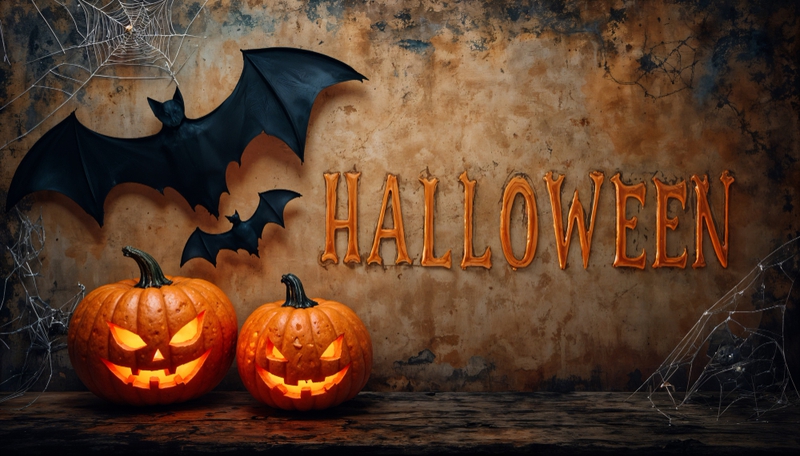Halloween, hình nền, con ma, bí đỏ, con dơi, kinh dị, wallpaper, ghost, pumpkin, bat, horror, - D-Vincy