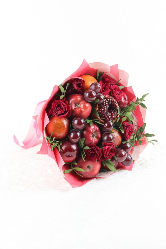 Trái cây, fruit, bó hoa, bouquet, hoa, flower- TatyanaVolkova