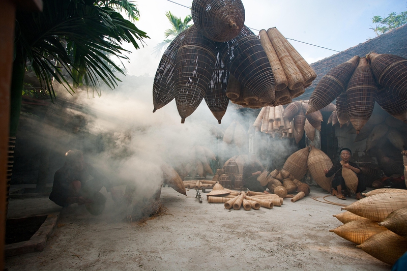 Đan rổ, Thủ công mỹ nghệ, Basket weaving, Handicraft, Handiwork- xuanduongvan87