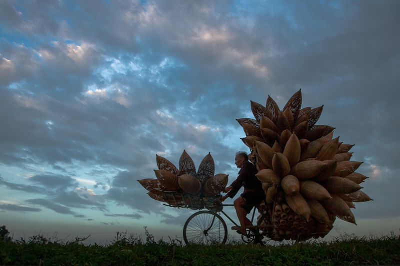 Đan rổ, Thủ công mỹ nghệ, Basket weaving, Handicraft, Handiwork- xuanduongvan87