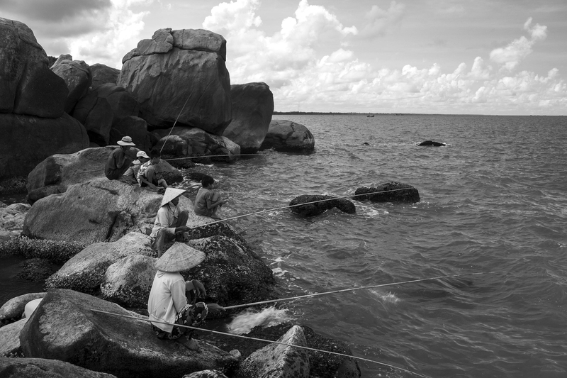 Câu cá, Cà Mau, biển, Fishing, Ca Mau, sea- Quangbaophoto