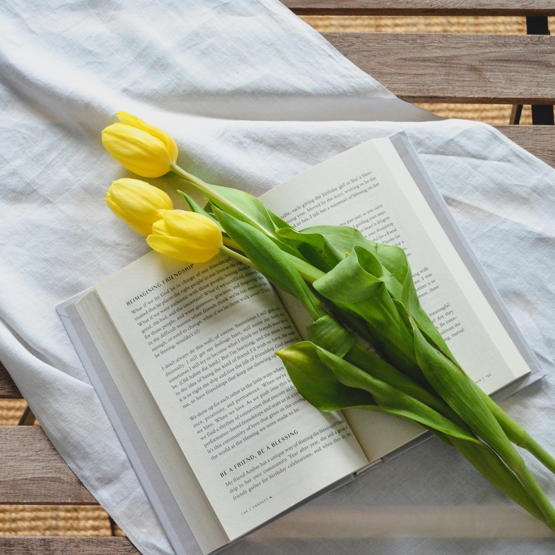 Tulip, sách, book, nhật kí, notebook, hoa, flower- hudsoncrafted 5