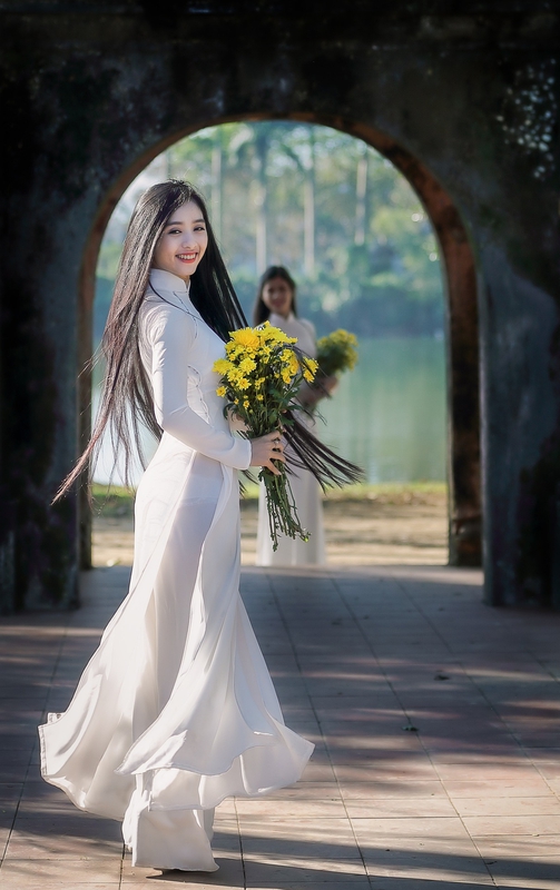 Cô gái, nữ, áo dài, girl, ao dai- ThuyHaBich